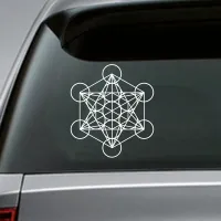 Metatrons Sacred Decal Car Window Metatron Laptop Vinyl Sticker for MacBook Air / Decoration