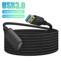 Kabel Data transmisi kabel ekstensi Printer kamera komputer kabel Data transmisi kecepatan tinggi Male-To-Female jalinan nilon USB 3.0 Male-Female