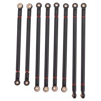 8Pcs/Lot Metal Link Rod 313MM Wheelbase Suit for Axial SCX10 1/10 RC Crawler Car Parts