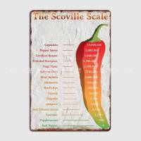 ป้ายโลหะ Scoville Scoville โปสเตอร์ภาพยนตร์ป้ายดีบุกห้องนั่งเล่นโรงรถ