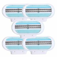 3/4/5 Pcs/lot Hair Removal Shaver Razor Blades for Women 3 Layer Shaver Razor Blades Replacement Head Removal Accessories