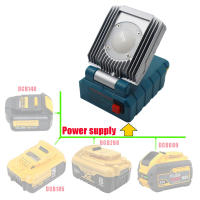1000LM 18V 10W LED work light suitable for outdoor tools with De Walt Weidcb200 lithium battery