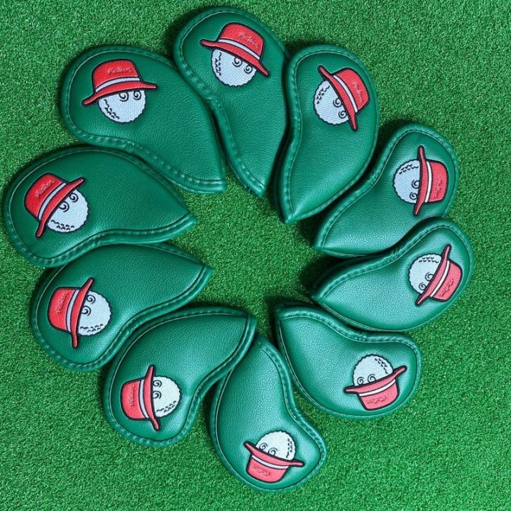 golf-club-head-covers-pu-leather-golf-iron-cover-set-outdoor-sport-golf-accessoires-10pcs-set