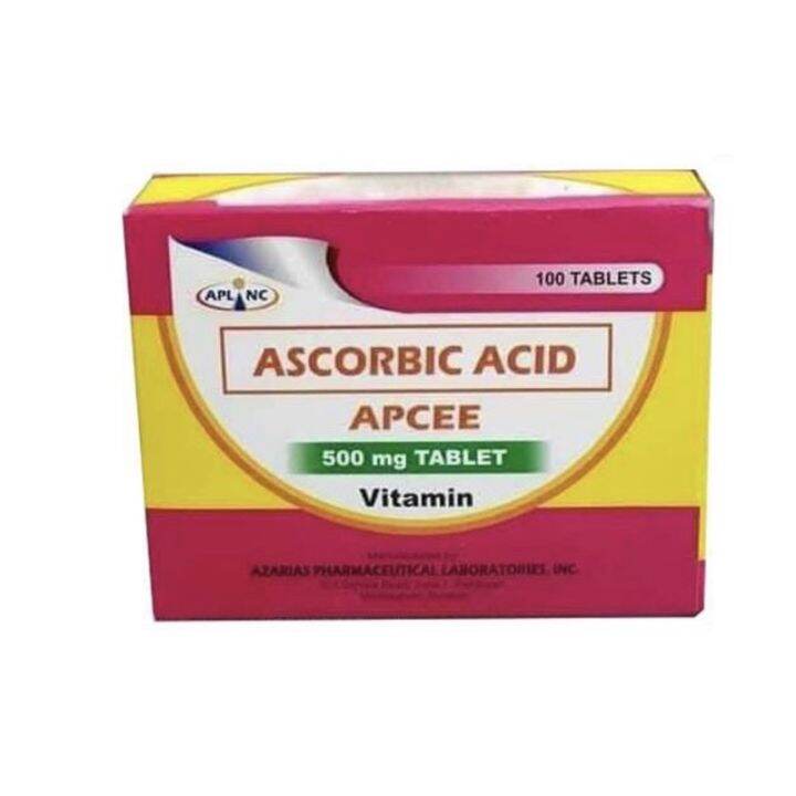 COD! APCEE ASCORBIC ACID 500mg (VITAMIN C 100 TABLETS) | Lazada PH image.