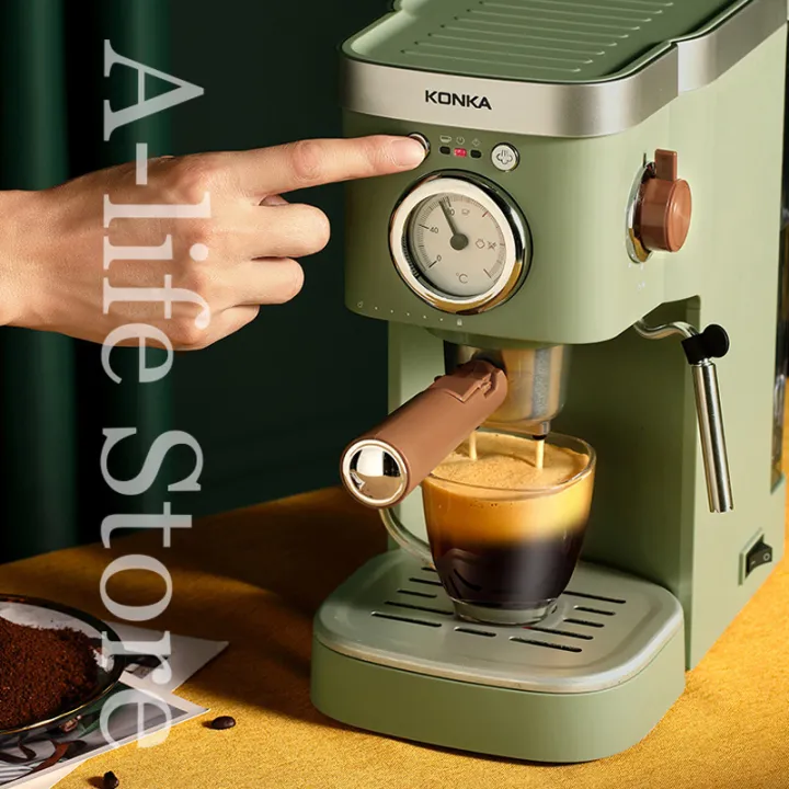 KONKA Italian semiautomatic capsule coffee machine household retro