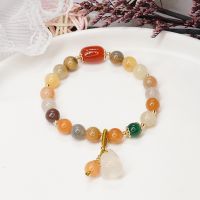 【When the flowers bloom】 Gourd 8 Volkwomenjade Beaded Kitejewelry YBR286