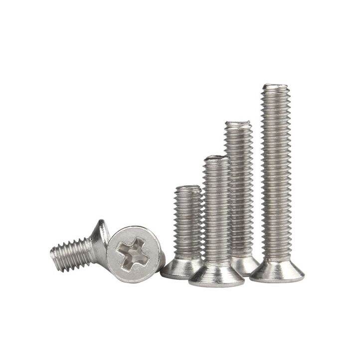 m1-m1-2-m1-4-m1-6-m2-m2-5-m3-m4-m5-m6-m8-phillips-flat-head-machine-screw-metric-thread-countersunk-bolt-304-stainless-steel