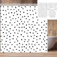 Simple Nordic Wind Flower Scenery Shower Curtain Bath Mat Set Luxury Waterproof Shower Curtain Toilet Cover Cushion Bath Blanket