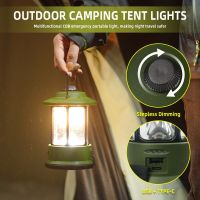 Led Retro Camping Light Searchlight Multifunctional Outdoor Camping Light Led Portable Tent Light Camp Lamp