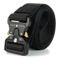 Men Belt Outdoor Hunting Tactical Belt Multi-Function Buckle Nylon Belt High Quality Marine Corps Canvas Belt Plastic buckle