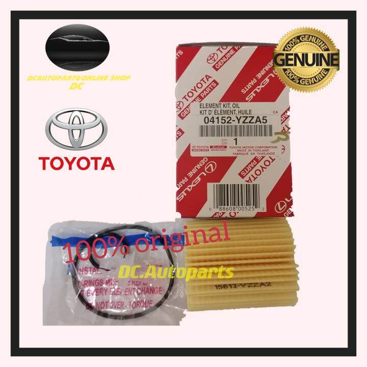 ORIGINAL TOYOTA OIL FILTER LEXUS IS250 GSE20 GSE30 GS300 V6 GRS190 (04152YZZA3 / YZZA5 / YZZA2