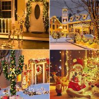 ‘；【- Solar LED String Lights Outdoor Waterproof Festoon Garden Decor Christmas Fairy Garland String Lights