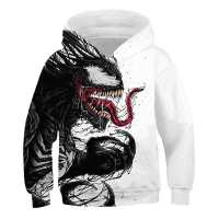 Venom Brand New 2022 Marvel Children Clothing Infant Babe Kids Boy Sweater Hoodies Sweatshirts T-shirt Baby Boys Clothes 1-14Y