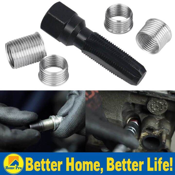 ♡Cylinder Head Tap REAMER Helicoil Thread Repair Kit Tool For 14 X 1.25