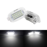 Angrong 2x ที่เก็บสัมภาระภายในรถที่วางเท้า Led รถบัสสำหรับรถเบนซ์ W204 W212 W212 W216