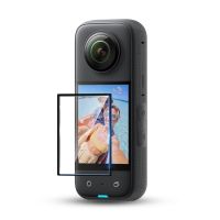 สำหรับ Insta360 X3ฟิล์มป้องกันโค้ง HD โปร่งใส2ชิ้น