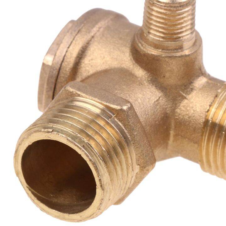 3port-check-valve-brass-male-thread-check-valve-connector-tool-for-air-compressor-connector-joint-adapter