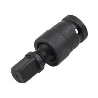 Universal 360 Degree Pneumatic Swivel Joint Air Impact Wobble Socket Adapter Hand Tool 1/2 Inch Impact Driver Converter