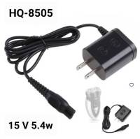 2-Prong Charger 15V US Plug Power Adapter for PHILIPS Shavers HQ8505/6070/6075/6090