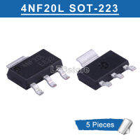 5ชิ้น4NF20L STN4NF20L SOT223 1A SMD 200V N-Channel ทรานซิสเตอร์ใหม่แบบดั้งเดิมมอสเฟท