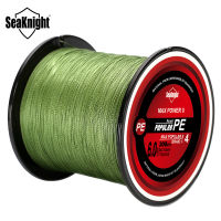 SeaKnight ยี่ห้อ TriPoseidon Series 4 Strands 300M PE สายถัก 8-60LB Multifilament สายตกปลาปลาคาร์พเรียบ