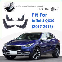 บังโคลนสำหรับ Infiniti QX30 2017 2018 2019ด้านหน้าด้านหลัง4ชิ้นบังโคลนบังโคลนอุปกรณ์เสริมในรถยนต์อัตโนมัติ Styline สาดยามพิทักษ์