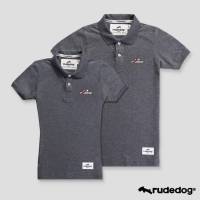 Rudedog เสื้อโปโลชาย/หญิง สีท็อปดำ รุ่น Slashing (ราคาต่อตัว)