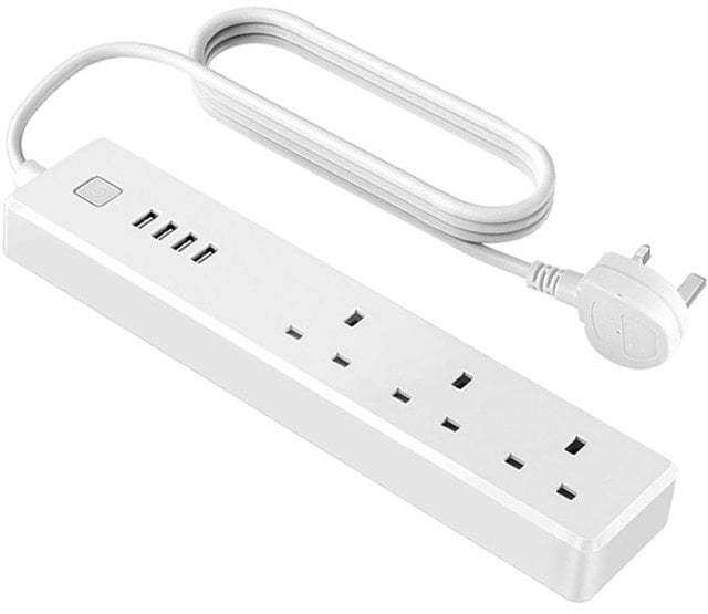 Meross Smart Power Strip WIFI with Surge Protector (MSS425EHK) Homekit Version UK 3 Pin Plug