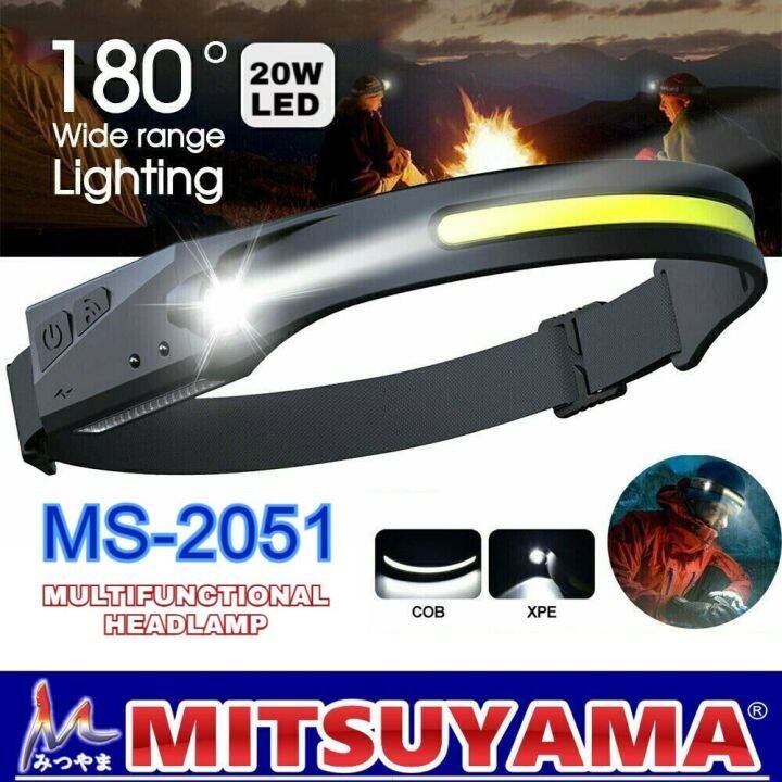 Senter Kepala LED 20W MS-2051 Multifungsi Lampu Sorot Dan COB Teknologi ...