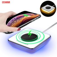 10W Fast Qi Wireless Charger Charging Pad for IPhone X XR XS Max 8 Samsung Galaxy S6 S7 S8 S9 S10 Plus S10e Cargador Inalambrico Car Chargers