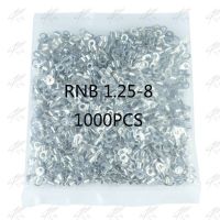 【Sell-Well】 kgcwmw 1000PCS RNB1.25-8 Non-Insulated Ring Terminal สายไฟ Crimp Naked Connector AWG 22-16