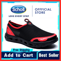 Scholl รองเท้าสกอลล์ scholl รองเท้า scholl Scholl รองเท้าสกอลล์ scholl รองเท้า รองเท้า scholl  ผู้ชาย scholl รองเท้าผ้าใบผู้ชายรองเท้าผู้ชาย scholl ขนาดใหญ่ 46 47 48 ครึ่งรองเท้าแตะรองเท้าแตะแบนผู้ชายแฟชั่นเดินรองเท้าผ้าใบเกาหลีครึ่งหนึ่ง-2030