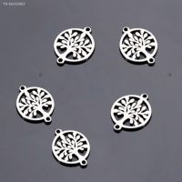 ↂ♀◆ 20pcs Stainless Steel Tree of Life Jewelry Connector Charm DIY Jewelry Makings 10x13mm