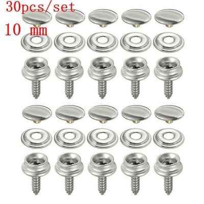 № wannasi694494 30pcs Tapping Fastener Tent Yacht Boat Canvas Cover Tools Sockets Buttons Car Canopy Accessories