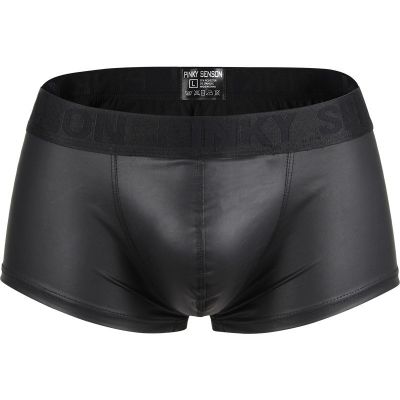 [A Needed]ยี่ห้อ Pinky Senson นักมวยชุดชั้นใน Upoach เซ็กซี่ผู้ชาย Slips Cueca Masculina ชาย PantiesUnderpants หนังสังเคราะห์