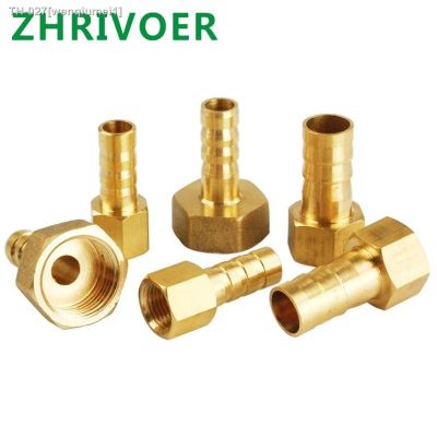 ❡✑◕ 1/8 1/4 1/2 3/8 BSP Female Thread Copper Connector Joint Coupler Adapter Brass Hose Fitting 4mm 6mm 8mm 10mm 19mm Barb Tail