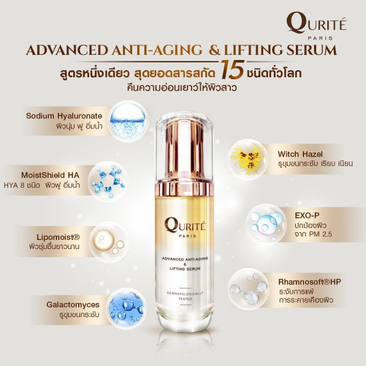 โปรฉลองครบรอบ-1-ปี-เซรั่มโบท็อก-qurite-คูรีเต้ย์-ลดริ้วรอย-ร่องลึก-30ml