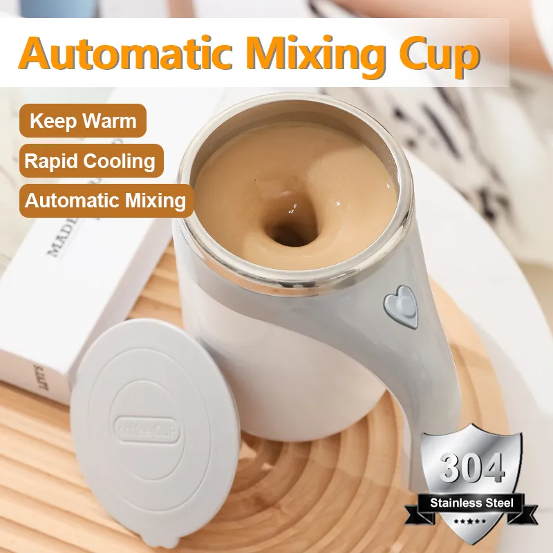 Stirring Mug Self Coffee Cup Mixing Automatic Stainless Auto Steel Tea Milk  Mug