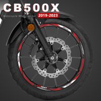 สติกเกอร์ล้อรถจักรยานยนต์ CB500X แถบรูปลอกติดขอบกันน้ำอุปกรณ์เสริม2021สำหรับฮอนด้า CB500 CB 500X 500X2019-2023 2020 2022