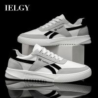 IELGY สีเข้าคู่แฟชั่นผ้าใบรองเท้าผ้าใบลำลองสำหรับผู้ชาย