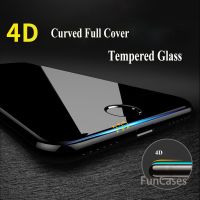 [Electronic film] 4D 9H ขอบโค้งเต็มฝาครอบกระจกนิรภัยสำหรับ iPhone 7 6วินาที6วินาทีบวกพรีเมี่ยมป้องกันหน้าจอแกร่งฝาครอบป้องกันกว่า3D