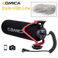 Comica CVM-V30 LITE Video Microphone Super-Cardioid Condenser On-Camera Microphone for Nikon Canon