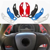 For Smart Fortwo 451 2009-2017 fourauto 453 2015-2017 Car Steering Wheel DSG Shift Paddle Extend Shifter Aluminum Stickers 2pcs