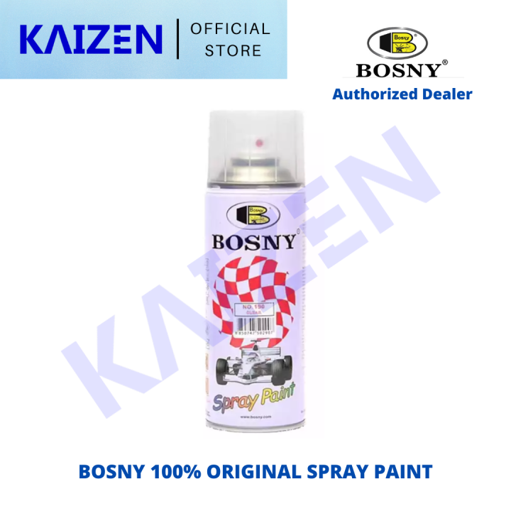 190 CLEAR BOSNY SPRAY PAINT ORIGINAL Lazada PH