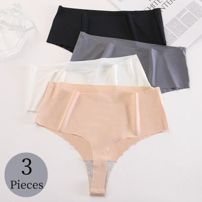 （A So Cute） Giczi เซ็กซี่แฟชั่นผู้หญิงกางเกงไม่มีรอยต่อ Thongs ชุดชั้นใน BreathableG-Strings ชุดชั้นในสูงเอวกางเกง XS-XXL