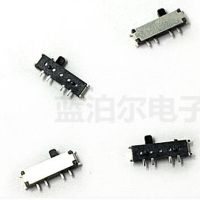 100pcs MSK 13C01 Miniature Slide Switch 8 Pin 1P3T SP3T ON ON ON Right Angle SMT / SMD PCB 1.50mm Height