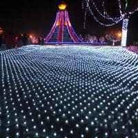 ไฟ Led 200 Led ตาข่ายตกปลานางฟ้าเพดานไฟตาข่าย3M X 2M Eu220v สำหรับการตกแต่งงานแต่งงานกลางแจ้งปาร์ตี้