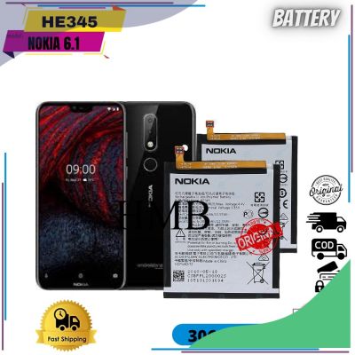 แบตเตอรี่ ใช้สำหรับเปลี่ยน ORIGINAL HE345 BATTERY FOR NOKIA 6.1 2ND GEN (2018) TA-1054 - 3060mAh **แบตเตอรี่รับประกัน 6 เดือน**