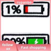 RUPANBO039392692 12ชิ้น99% โพลีเอสเตอร์และแผ่นแปะติดเสื้อ1% 2.36X0.82นิ้ว99% และ1% แสดงรูปทรงพลังไฟเย็บ/รีดบนแพทช์ความคิดสร้างสรรค์แผ่นแปะติดเสื้อผู้หญิง