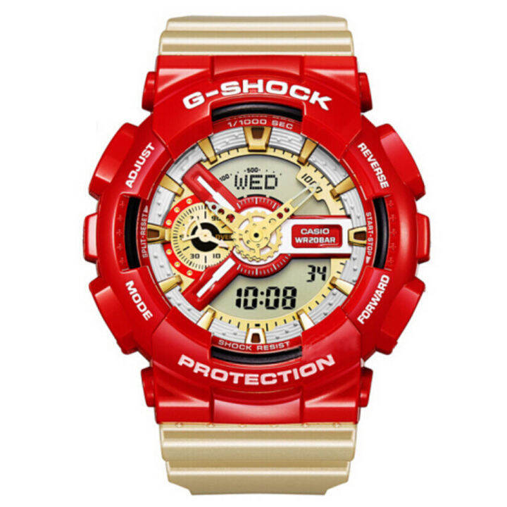 g-shock-baby-g-ga110-ba110-ชายและหญิงคู่กีฬานาฬิกากันน้ำและกันกระแทกเวลาโลกนำหน้าจอแสดงผลคู่-4-ปีรับประกันสากล-ba-110nc-6a-ga-110cs-4a